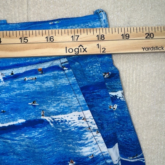 Polo Ralph Lauren Men's Swim Golf Stretch Wicking Shorts Blue Multi Size 36 - Picture 9 of 10